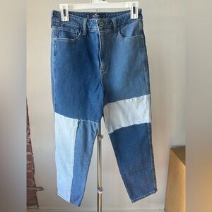 Hollister patch work jeans